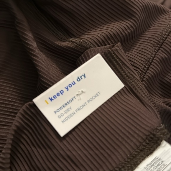 NWT! Extra High-Waisted PowerSoft Rib-Knit Flare Pants - Size Large Petite 🏋️ - Picture 8 of 8